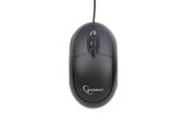 Mus - Gembird Wired optical mouse U-01 - Mus - Optisk - 3 knapper - Svart - MUS-U-01