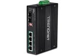 Switch/splitter - TRENDnet TI-PG62B 6-Port Industrial Gigabit PoE+ DIN-Rail Switch 12 – 56 V - TI-PG62B