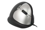 Mus - R-Go Tools R-Go HE Mouse Vertical Mouse Large Right - Ergonomisk mus - 5 - Sølv - RGOHELA