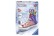 Puslespill - Ravensburger 3D puzzle-America Sneaker 3D Puslespill - 125494