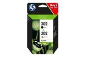 Printertilbehør blekk/toner - HP 302 / X4D37AE 2-Pack Black and Color Ink - Blekkpatron Fargebasert tricolor - X4D37AE