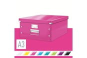 Arkivering & Oppbevaring - Leitz Oppbevaringsboks Click & Store  WOW Large Rosa - 60450023