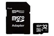 Minnekort - Silicon Power - flash memory card - 32 GB - microSDHC - SP032GBSTH010V10-SP