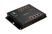 Switch/splitter - StarTech.com 8-Port PoE+ Gigabit Ethernet Switch plus 2 SFP Connections - Managed - Wall Mount with Front Access - IES101GP2SFW