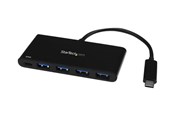 USB-hub - StarTech.com USB C Hub with PD 2.0 4-Port USB-hub - 4 porter - Svart - HB30C4AFPD