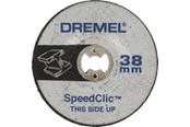 Multiværktøy - Dremel EZ SpeedClic slipeskive 3,2mm 38mm 2 stk. - 2615S541JA