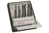 Stikksag - Bosch 10-delers Robust Line stikksagblad-sett Wood Expert T-tange T 101 AO; T 101 B; T 101 BR; T 101 AOF; T 101 BF; T 101 BRF; T 244 D; T 144 D; T 144 DF; T 144 DP - 2607010540