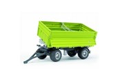 Leketøysbil - Bruder Fliegl Three way tipp. trailer with removable top - 2203