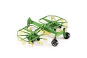 Leketøysbil - Bruder Krone dual rotary swath windrower - 2216