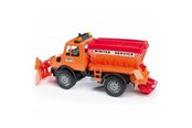 Leketøysbil - Bruder MB Unimog winter service with snow plough - 4001702025724