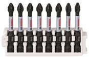 Bormaskin & Bits - Bosch Impact Control skrutrekkerbits, pakke med 8 deler, 8xPH2 - 2608522330