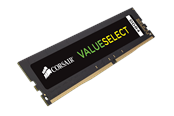 RAM - Corsair Value Select DDR4-2666 - 8GB - CL18 - Single Channel (1 pcs) - Svart - CMV8GX4M1A2666C18