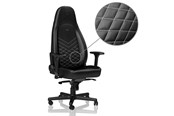 Gamingstol - noblechairs ICON Series - Black / White Gamingstol - Svart/Hvit - PU-lær - Opptil 150 kg - NBL-ICN-PU-BPW