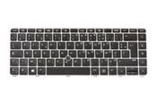 Tastatur - HP I Keyboard BL W/PT STK 14 FR - Bærbart tastatur - til utskifting - 836308-051