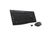 Tastatur - Logitech MK270 Wireless Keyboard and Mouse Combo - US International (Polski) - Tastatur & Mussett - Amerikansk Engelsk - Svart - 920-004508