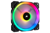 Kabinettvifte - Corsair LL120 RGB Dual Light - Kabinettvifte - 120mm - Svart med RGB LED-lys - 24 dBA - CO-9050071-WW