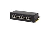 Tilbehør - LogiLink NP0018B Cat.6A Patch Panel 8 ports shielded Desktop black - NP0018B