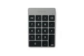 Tastatur - Satechi Aluminum Slim Rechargeable Bluetooth Keypad - Numpad - Grå - ST-SALKPM