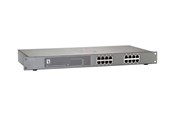 Switch/splitter - LevelOne FEP-1612W120 - switch - 16 porte - monterbar på stativ - FEP-1612W120