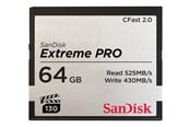 Minnekort - SanDisk Extreme Pro CFast 2.0 - 525MB/s - 64GB - SDCFSP-064G-G46D