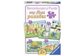 Puslespill - Ravensburger Cute Pets 2/4/6/8p - 69514