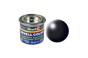 Modellsett - Revell enamel paint # 302-black silk Matt - 32302