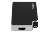 Skjermkabel - StarTech.com USB-C to VGA DVI HDMI Adapter - ekstern videoadapter - sort - CDPVGDVHDB