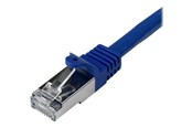 Nettverkskabel - 0.5m Blue Cat6 / Cat 6 Shielded (SFTP) Patch Cable 0.5 m - patchkabel - 50 cm - blå - N6SPAT50CMBL