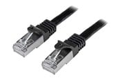 Nettverkskabel - 3m Black Cat6 / Cat 6 Shielded (SFTP) Patch Cable 3 m - patchkabel - 3 m - sort - N6SPAT3MBK