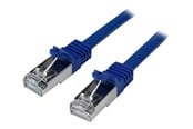 Nettverkskabel - 2m Blue Cat6 / Cat 6 Shielded (SFTP) Patch Cable 2 m - patchkabel - 2 m - blå - N6SPAT2MBL