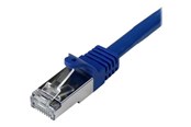 Nettverkskabel - 1m Blue Cat6 / Cat 6 Shielded (SFTP) Patch Cable 1 m - patchkabel - 1 m - blå - N6SPAT1MBL