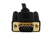 Skjermkabel - StarTech.com 6ft HDMI to VGA active converter cable HDMI to VGA adapter - video transformer - sort - HD2VGAMM6