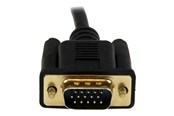 Skjermkabel - StarTech.com 10ft HDMI to VGA Active Converter Cable HDMI to VGA Adapter - video transformer - sort - HD2VGAMM10