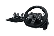 Spill - Tilbehør - Logitech G920 Driving Force - rat og pedalsæt - kabling - Steering wheel & Pedal set - Microsoft Xbox One - 941-000124