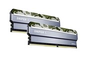 RAM - G.Skill Sniper X DDR4-3000 - 32GB - CL16 - Dual Channel (2 pcs) - Intel XMP - Sølv - F4-3000C16D-32GSXFB