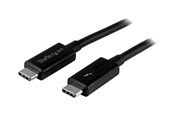 FireWire-/ThunderBolt-kabel - StarTech.com Thunderbolt 3 (20Gbps) USB C Cable - Black - 2m - TBLT3MM2M