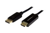 Skjermkabel - StarTech.com DisplayPort - HDMI - 2m - Svart - DP2HDMM2MB