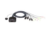 KVM-switch - ATEN CS22DP 2P USB DP cable KVM Switch - CS22DP-AT