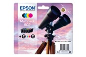 Printertilbehør blekk/toner - Epson 502 Multipack - 4 pakker - sort gul cyan magenta - original - blækpatron - Blekkpatron Blå - C13T02V64010