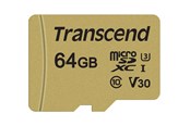 Minnekort - Transcend 500S microSDXC UHS-3 - 64GB - TS64GUSD500S