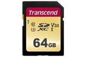 Minnekort - Transcend 500S SDXC UHS-3 - 64GB - TS64GSDC500S