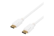 KVM-kabel - Deltaco Like DP-4200 but white - DP-4201