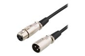 KVM-kabel - Deltaco XLR-lydkabel 3-pin han - 3-pin hun 15m - XLR-1150