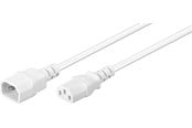 Strømkabel (ekstern) - Pro Power cable C14 - C13 - White - 0.50m - 4040849975813