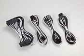 Strømkabel (intern) - Phanteks Extension Cable Combo Pack - Black/White - PH-CB-CMBO_BW