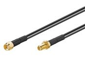 Nettverkskabel - RP-SMA WLAN antenna extension cable - 5m - 4040849516788