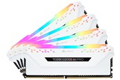 RAM - Corsair Vengeance RGB PRO DDR4-3200 - 32GB - CL16 - Quad Channel (4 pcs) - Intel XMP - Hvit med RGB - CMW32GX4M4C3200C16W