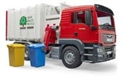 Leketøysbil - Bruder MAN TGS Side loading garbage truck - 03761