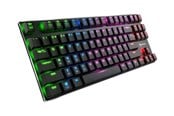 Tastatur - Sharkoon PureWriter TKL RGB - Kailh Red - UK - Gamingtastatur - Uten numpad - Engelsk - Storbritannia - Svart - 4044951021505