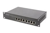 Switch/splitter - DIGITUS DN-95317 8-Port Gigabit PoE (80W) Switch 10 Inch Unmanaged - DN-95317